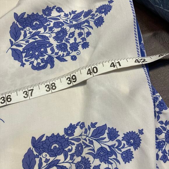 Haptics by Holly Harper Womens 2x Blue‎ White Floral Kimono Rayon Coastal - Picture 13 of 13